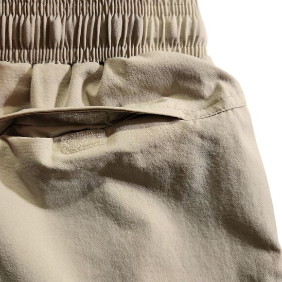 Willit Shorts Beige UPF 50+ Quick Dry Elastic Waist Drawstring Womens Medium - Picture 5 of 6